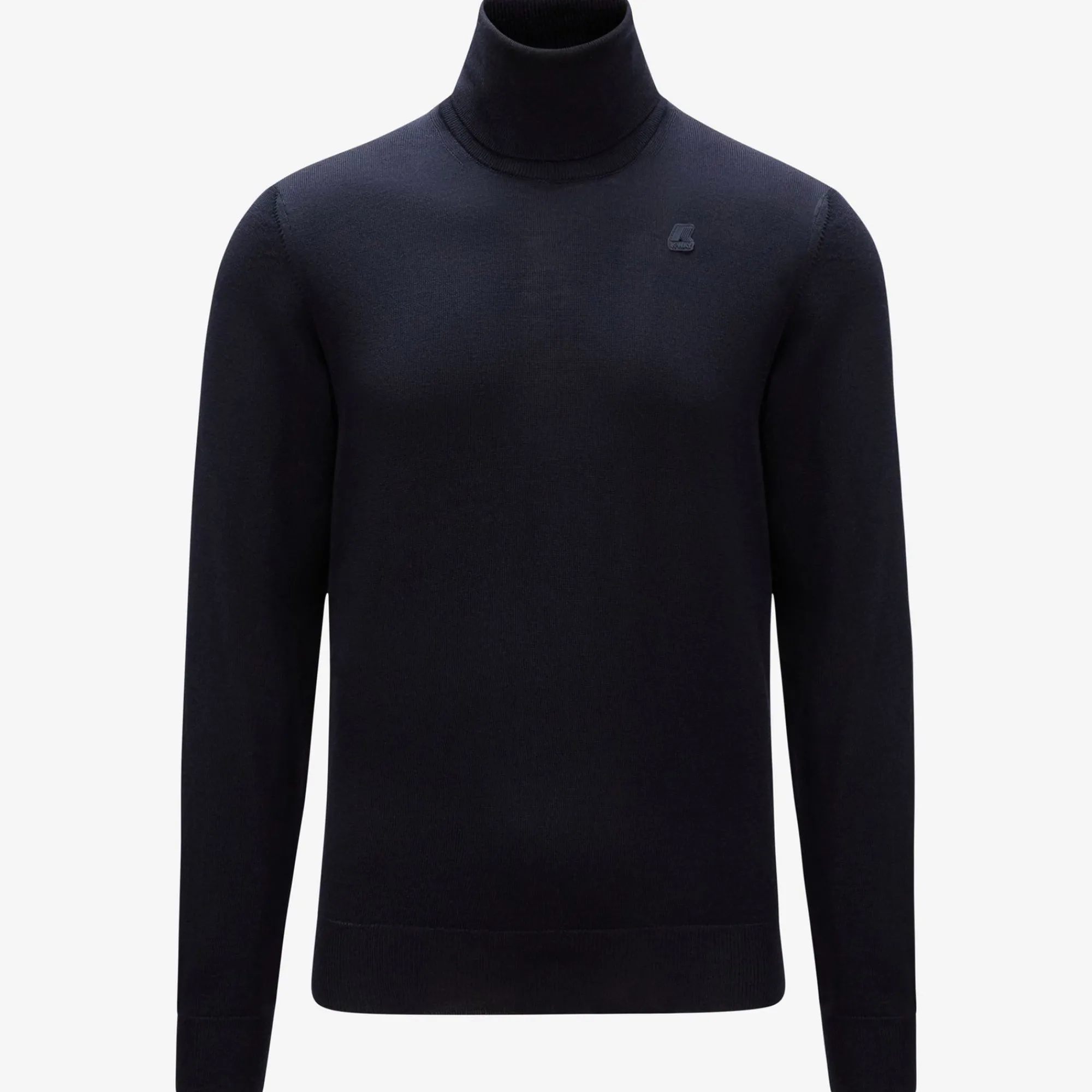 K-WAY Henry Merino - Knitwear - Pullover - Man - Blue Depth Online