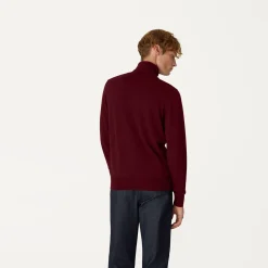 K-WAY Henry Merino - Knitwear - Pullover - Man - Brown Blackened Clearance