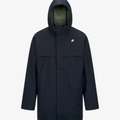K-WAY Igon Eco Sd Contrast - Jackets - 3/4 Length - Man - Blue D-Green C Sale