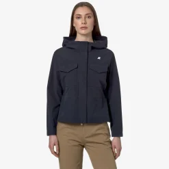 K-WAY Ivette Cotton Feel - Jackets - Mid - Woman - Blue Depth Hot