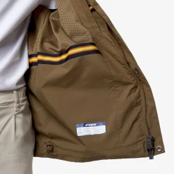 K-WAY Jack Ottoman - Jackets - Short - Man - Brown Corda New
