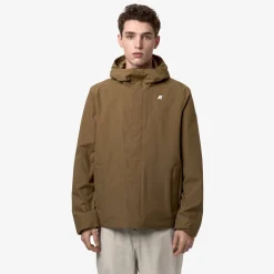 K-WAY Jack Ottoman - Jackets - Short - Man - Brown Corda New