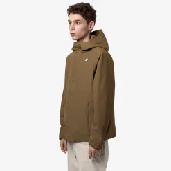 K-WAY Jack Ottoman - Jackets - Short - Man - Brown Corda New