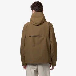 K-WAY Jack Ottoman - Jackets - Short - Man - Brown Corda New