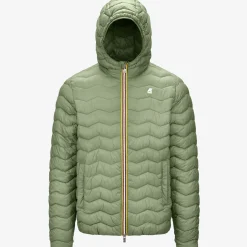 K-WAY Jack Quilted Warm - Jackets - Short - Man - Green Sage Store