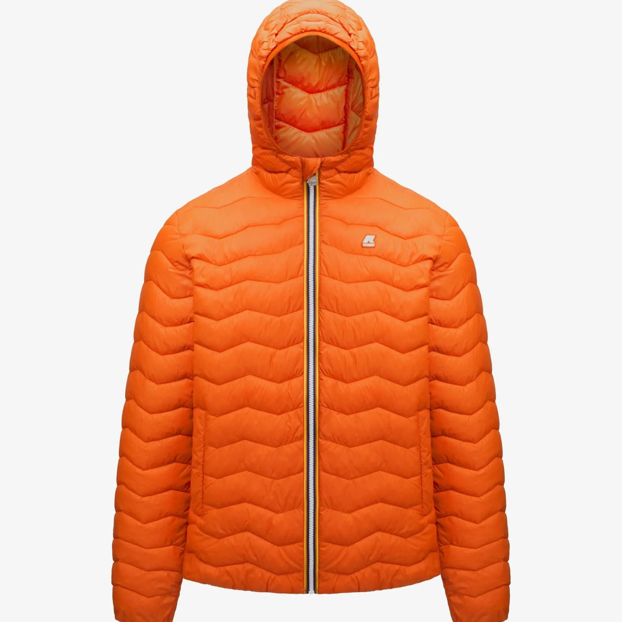 K-WAY Jack Quilted Warm - Jackets - Short - Man - Orange Rust Cheap