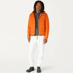 K-WAY Jack Quilted Warm - Jackets - Short - Man - Orange Rust Cheap