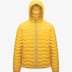 K-WAY Jack Quilted Warm - Jackets - Short - Man - Yellow Sunflower Discount