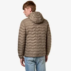 K-WAY Jack Quilted Warm - Jackets - Short - Man - Beige Taupe New
