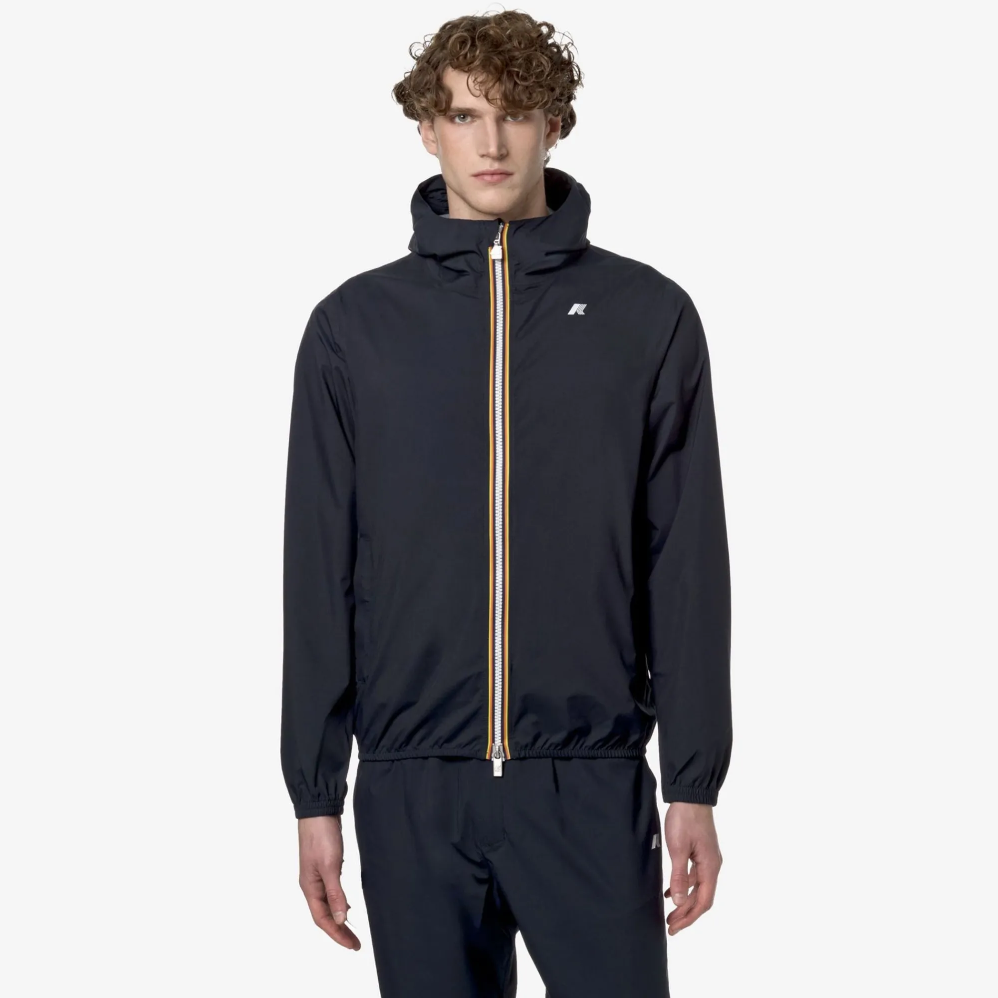 K-WAY Jack Stretch Dot - Jackets - Short - Man - Blue Depth Store