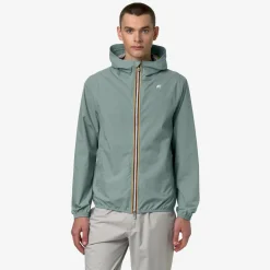 K-WAY Jack Stretch Dot - Jackets - Short - Man - Green Mold Discount