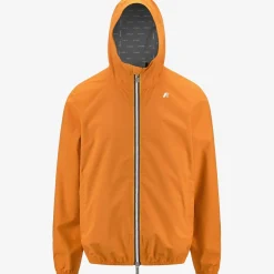 K-WAY Jack Stretch Dot - Jackets - Short - Man - Orange Md Flash Sale