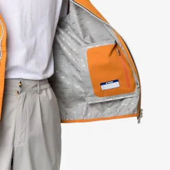 K-WAY Jack Stretch Dot - Jackets - Short - Man - Orange Md Flash Sale