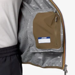 K-WAY Jack Stretch Dot - Jackets - Short - Man - Brown Corda Outlet