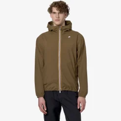 K-WAY Jack Stretch Dot - Jackets - Short - Man - Brown Corda Outlet