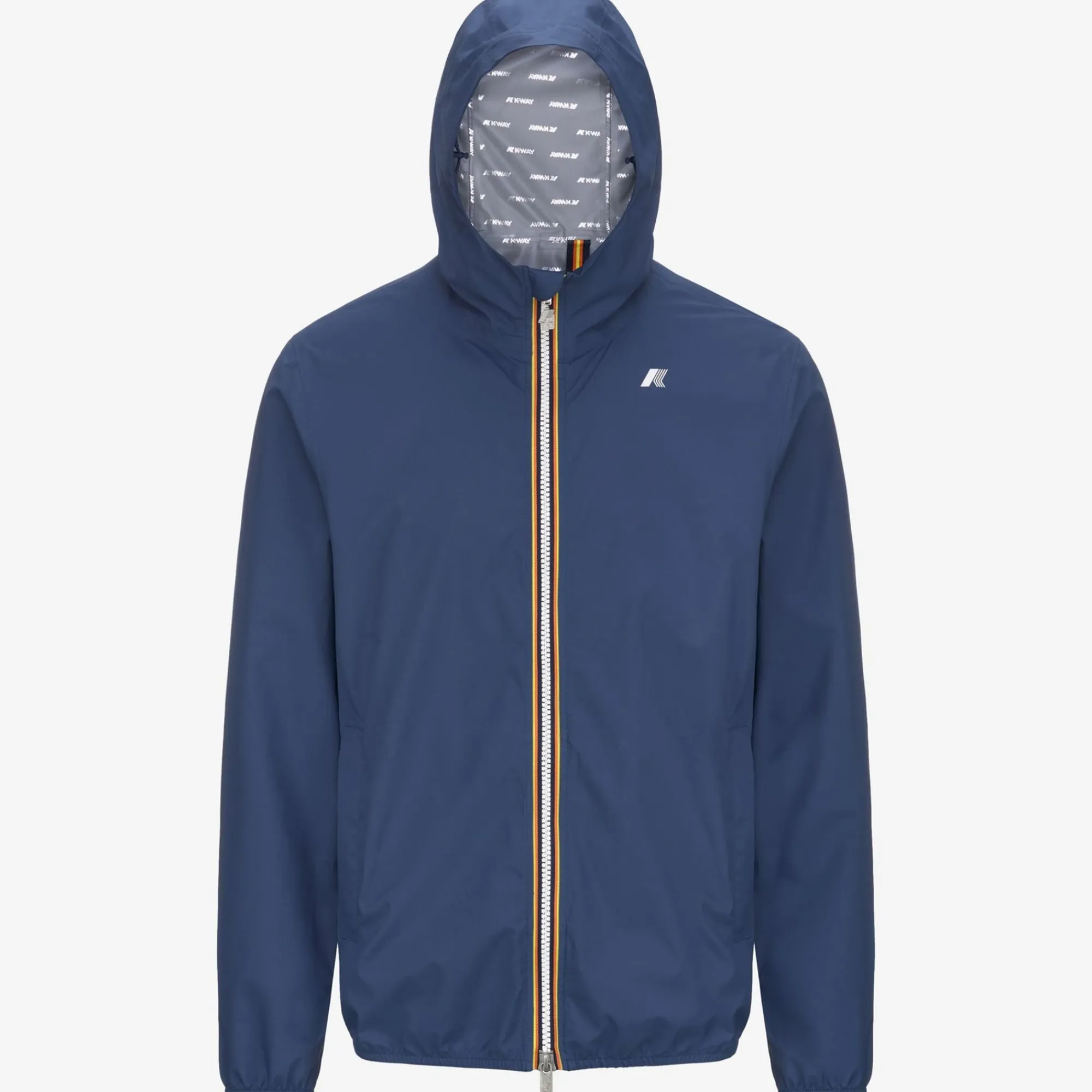 K-WAY Jack Stretch Dot - Jackets - Short - Man - Blue Fiord Cheap