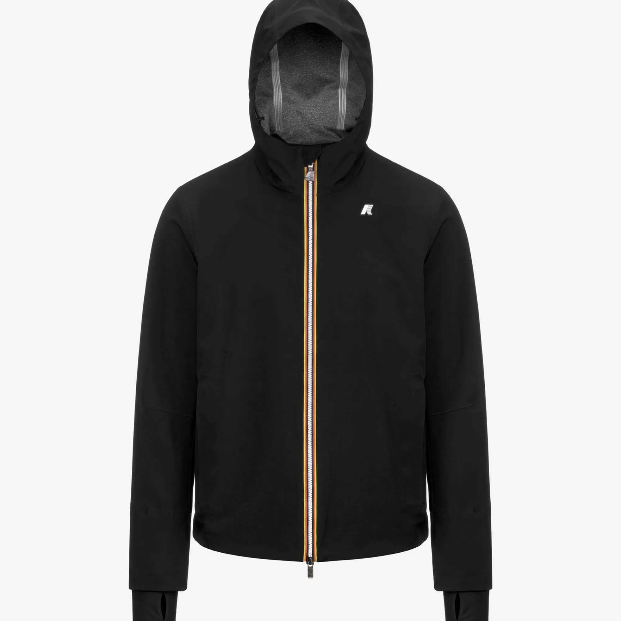 K-WAY Jacko Bonded Jersey - Jackets - Short - Man - Black Pure Store