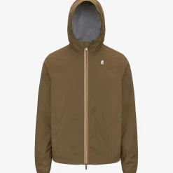 K-WAY Jackstretch Nylon Jersey - Jackets - Short - Man - Brown Corda Best Sale