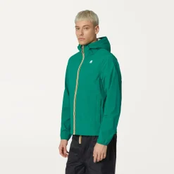 K-WAY Jackstretch Nylon Jersey - Jackets - Short - Man - Green Flash Sale