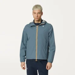 K-WAY Jackstretch Nylon Jersey - Jackets - Short - Man - Grey Everest Flash Sale