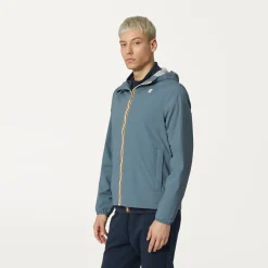 K-WAY Jackstretch Nylon Jersey - Jackets - Short - Man - Grey Everest Flash Sale