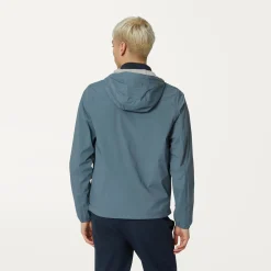 K-WAY Jackstretch Nylon Jersey - Jackets - Short - Man - Grey Everest Flash Sale