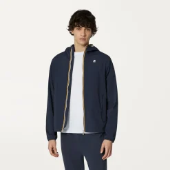 K-WAY Jackstretch Nylon Jersey - Jackets - Short - Man - Blue Depth Discount