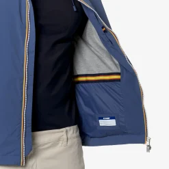 K-WAY Jackstretch Nylon Jersey - Jackets - Short - Man - Blue Fiord Shop