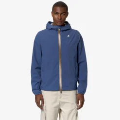 K-WAY Jackstretch Nylon Jersey - Jackets - Short - Man - Blue Fiord Shop