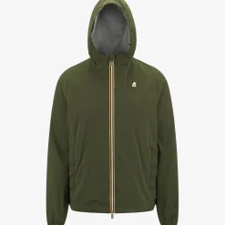 K-WAY Jackstretch Nylon Jersey - Jackets - Short - Man - Green Cypress New