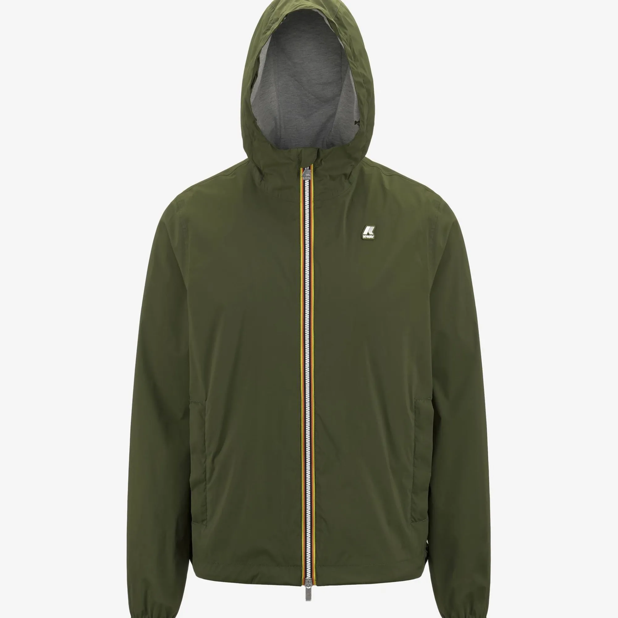 K-WAY Jackstretch Nylon Jersey - Jackets - Short - Man - Green Cypress New