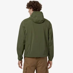 K-WAY Jackstretch Nylon Jersey - Jackets - Short - Man - Green Cypress New