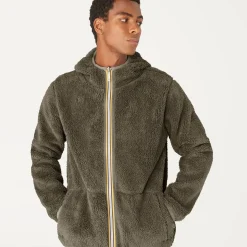 K-WAY Jacques Polar Reversible - Fleece - Jacket - Man - Beige Taupe-Browm Cheap
