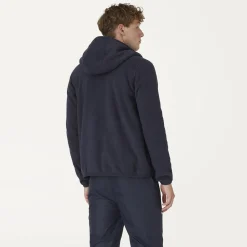 K-WAY Jacques Polar Reversible - Fleece - Jacket - Man - Blue Depth-Blue Ash Best Sale