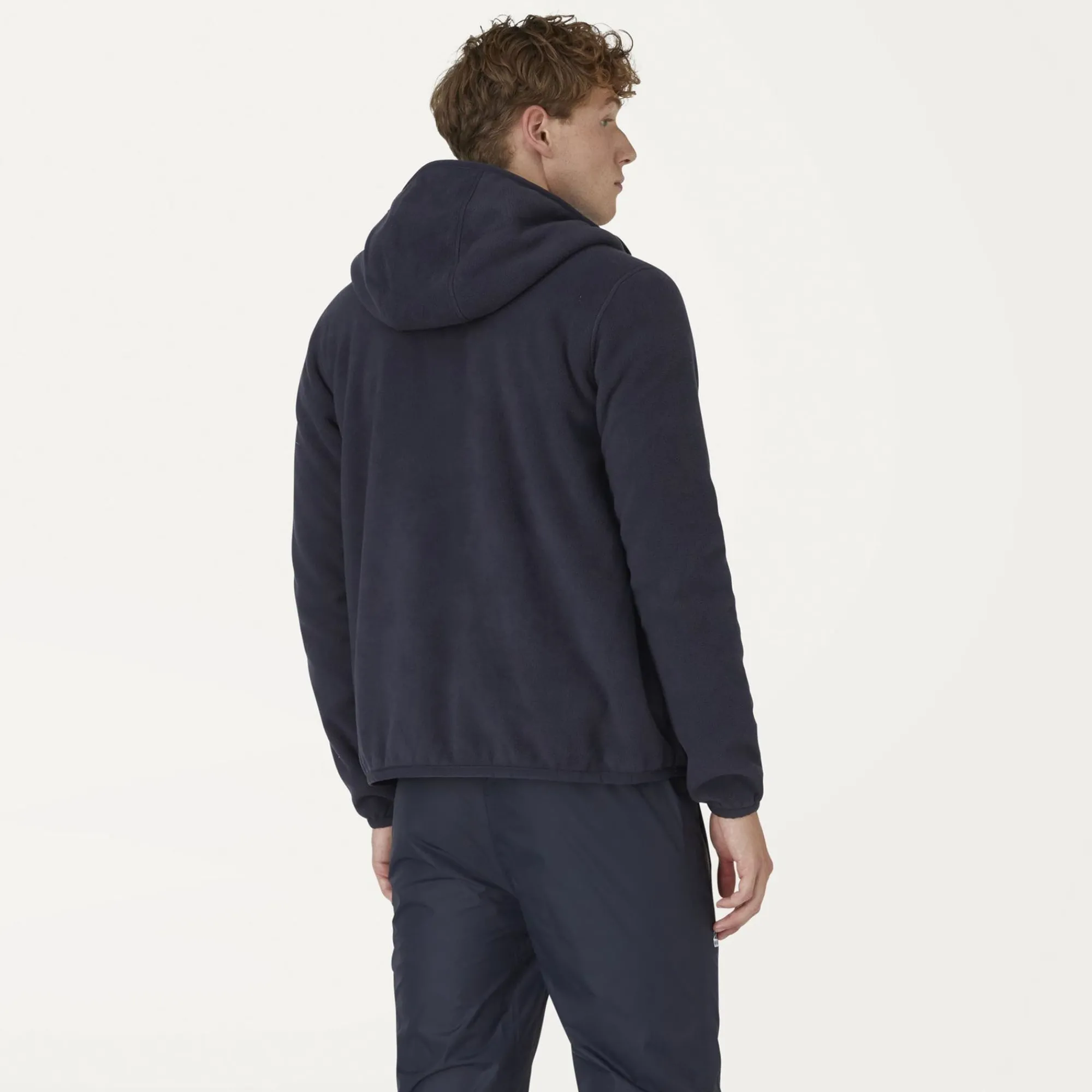 K-WAY Jacques Polar Reversible - Fleece - Jacket - Man - Blue Depth-Blue Ash Best Sale