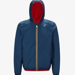 K-WAY Jacques Reversible Ripstop - Jackets - Short - Man - Red-Blue Ottanio Shop