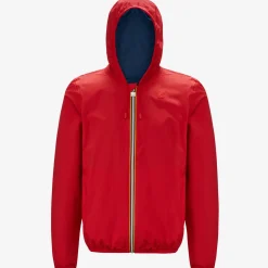 K-WAY Jacques Reversible Ripstop - Jackets - Short - Man - Red-Blue Ottanio Shop