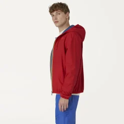 K-WAY Jacques Reversible Ripstop - Jackets - Short - Man - Red-Blue Ottanio Shop