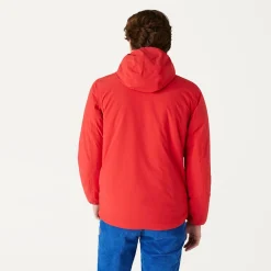 K-WAY Jacques Warm Reversible - Jackets - Short - Man - Red-Blue Depth Hot
