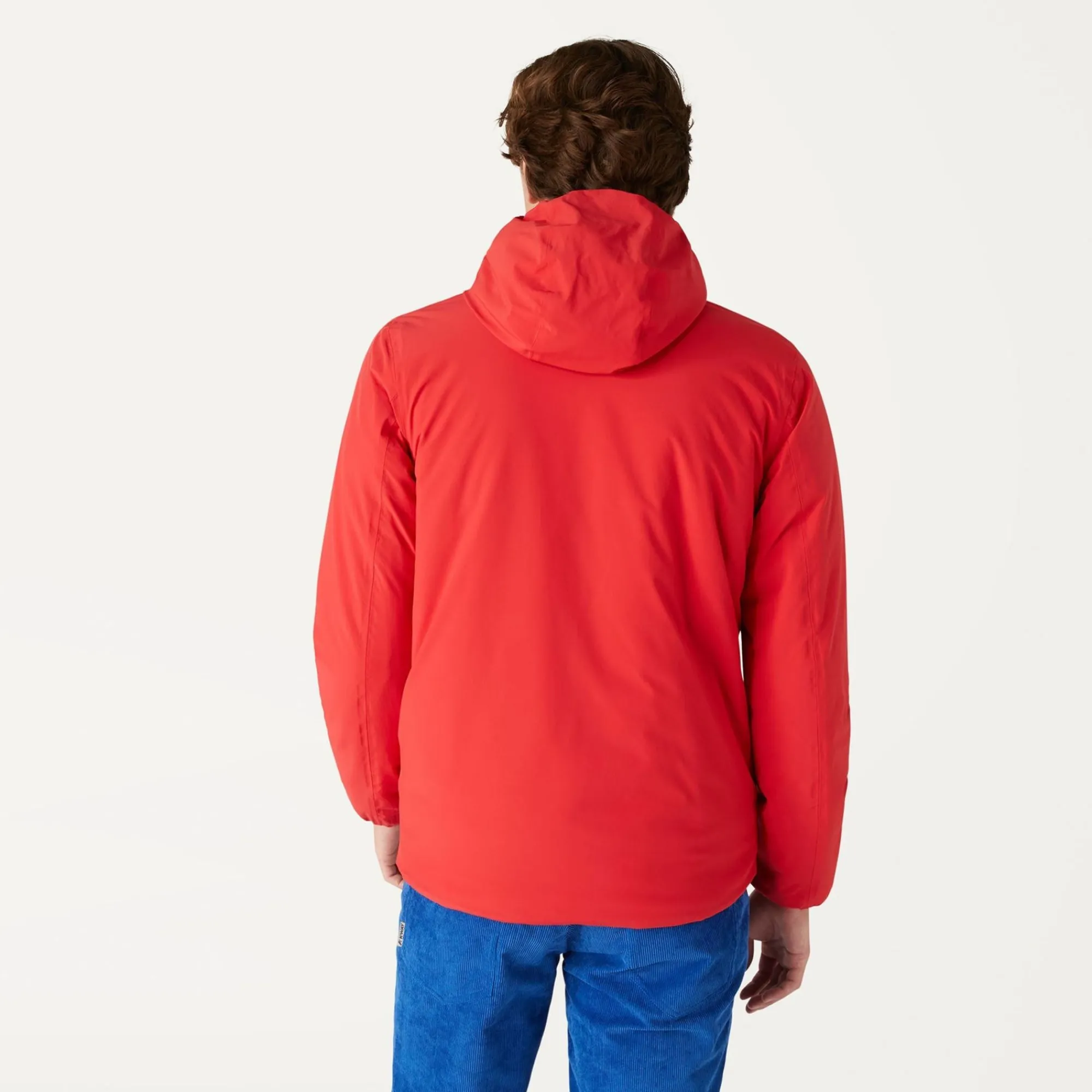 K-WAY Jacques Warm Reversible - Jackets - Short - Man - Red-Blue Depth Hot