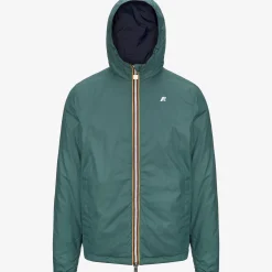 K-WAY Jake Plus.2 Reversible - Jackets - Short - Man - Blue D-Green P Store