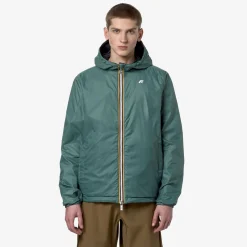K-WAY Jake Plus.2 Reversible - Jackets - Short - Man - Blue D-Green P Store
