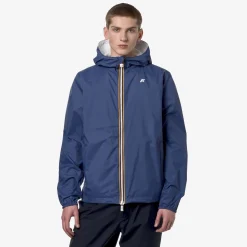 K-WAY Jake Plus.2 Reversible - Jackets - Short - Man - Blue Fiord New