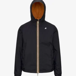 K-WAY Jake Plus.2 Reversible - Jackets - Short - Man - Black-Orange M Outlet