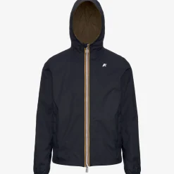 K-WAY Jake Plus.2 Reversible - Jackets - Short - Man - Blue D-Brown C Best
