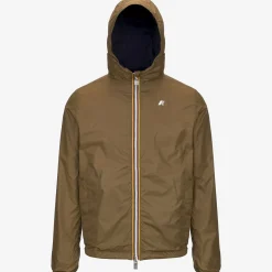 K-WAY Jake Plus.2 Reversible - Jackets - Short - Man - Blue D-Brown C Best