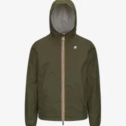 K-WAY Jake Plus.2 Reversible - Jackets - Short - Man - Green C-Beige L Discount