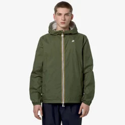 K-WAY Jake Plus.2 Reversible - Jackets - Short - Man - Green C-Beige L Discount