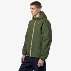 K-WAY Jake Plus.2 Reversible - Jackets - Short - Man - Green C-Beige L Discount