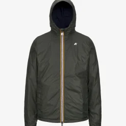 K-WAY Jake Plus.2 Reversible - Jackets - Short - Man - Blue D-Green B Store